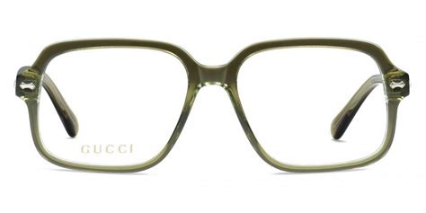 gucci gg0913o 002|Gucci™ GG0913O 002 55 Green Eyeglasses .